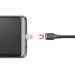 Hama micro USB kabel Magnetic, A vidlice - micro B vidlice magnetická, 1 m