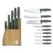 BERLINGERHAUS Sada nožů se stojanem BAMBOO 10 ks Matte Green Collection BH-3123