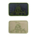 Velcro nášivka - vyšívaná - Gadsden Flag Subdued