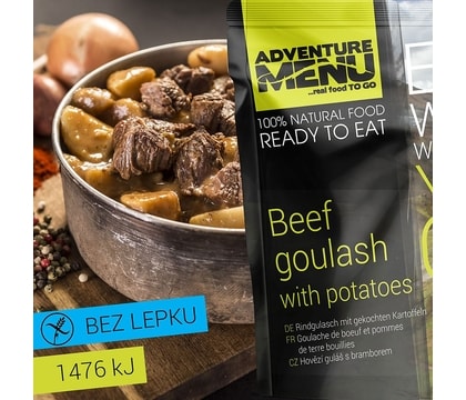 Adventure Menu - Hovězí guláš s bramborem
