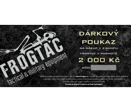 Dárkový poukaz 2 000 Kč