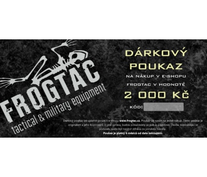 Dárkový poukaz 2 000 Kč