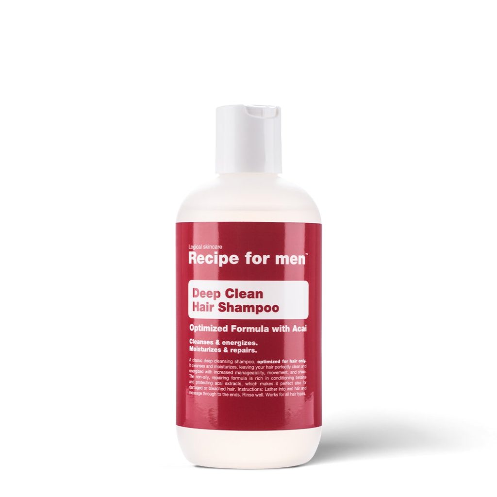 Głęboko oczyszczający szampon do włosów Recipe for Men Deep Cleansing  Shampoo (250 ml) - Recipe for Men - Szampony i odżywki - Włosy, Kosmetyki -  Gentleman Store