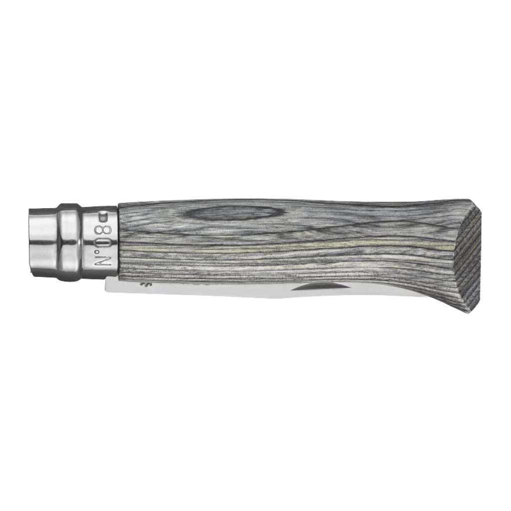 Nóż składany Opinel VRI N°08 Inox z laminowaną brzozową rękojeścią (szary)  - OPINEL - Noże - W podróż, Akcesoria - Gentleman Store