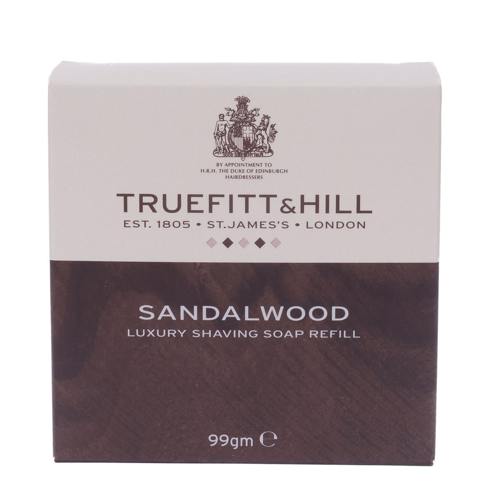 Luksusowe mydło do golenia Truefitt & Hill - drzewo sandałowe (99 g) -  Truefitt & Hill - Mydła do golenia - Do golenia, Golenie - Gentleman Store