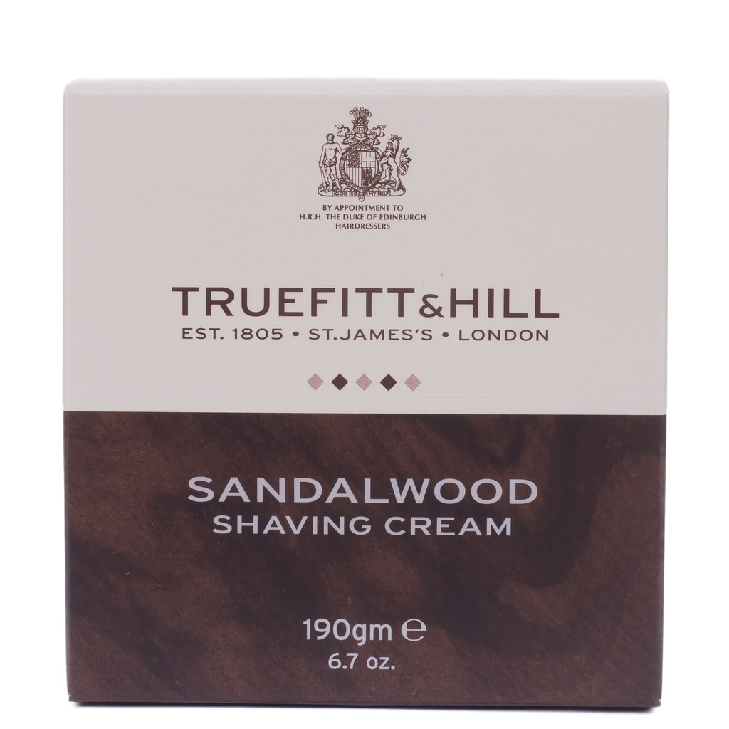 Luksusowe mydło do golenia Truefitt & Hill w drewnianej miseczce -  Sandalwood (99 g) - Truefitt & Hill - Mydła do golenia - Do golenia,  Golenie - Gentleman Store
