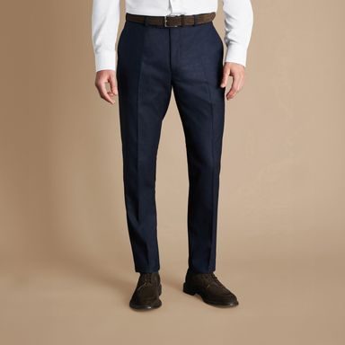 Charles Tyrwhitt Ultimate Performance Suit Trousers — Navy