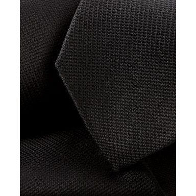 Charles Tyrwhitt Natural Stretch Twill Trousers — Black