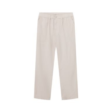 Luźne spodnie z bawełny organicznej Knowledge Cotton Apparel Loose Slack Pants - Light Feather Gray
