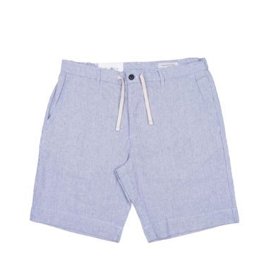 Brooksfield Linen Weekend Shorts — Azure