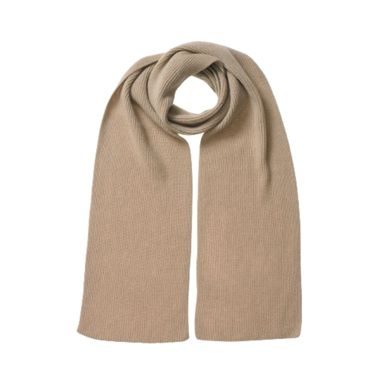 Joshua Ellis Rib Knitted Cashmere Scarf