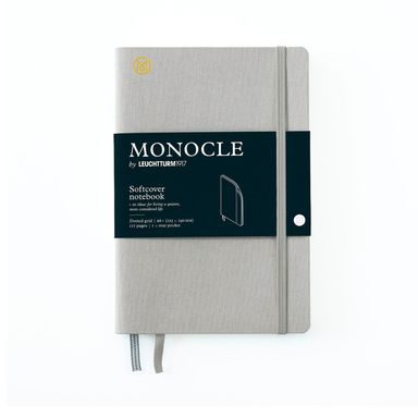 Mały notatnik MONOCLE by LEUCHTTURM1917 Paperback Softcover Notebook - B6+, miękka okładka, w kropki, 117 stron