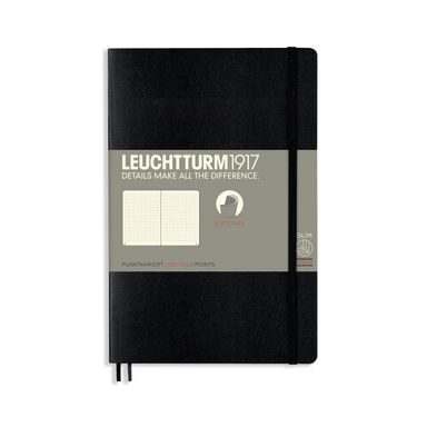 Mały notatnik LEUCHTTURM1917 Paperback Softcover Notebook - B6+, miękka okładka, w kropki, 123 strony
