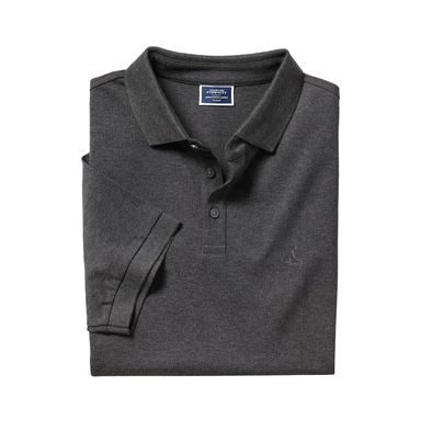 Peregrine Beauford Polo Shirt — Light Grey