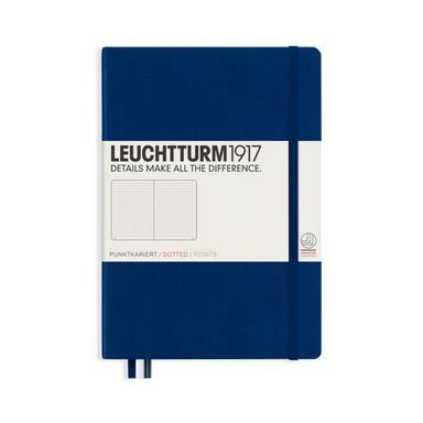 Średni notatnik LEUCHTTURM1917 Medium Hardcover Notebook - A5, twarda okładka, w kropki, 251 stron