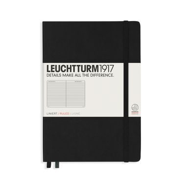 Średni notatnik LEUCHTTURM1917 Medium Hardcover Notebook - A5, twarda okładka, w linie, 251 stron