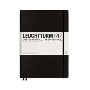 Duży notatnik LEUCHTTURM1917 Master Classic Hardcover Notebook - A4+, twarda okładka, czysty, 235 strony