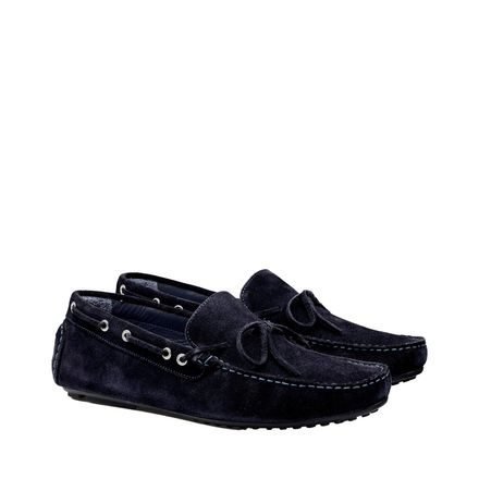 Charles Tyrwhitt Suede Driving Loafers — Navy