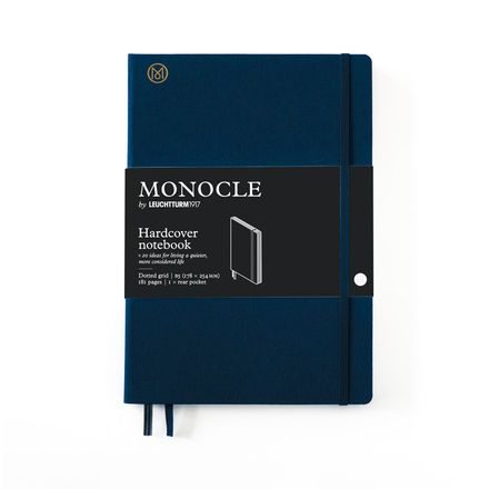 Średni notatnik MONOCLE by LEUCHTTURM1917 Composition Hardcover Notebook - B5, twarda okładka, w kropki, 181 stron