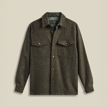 Portuguese Flannel Wool Field Overshirt — Forrest