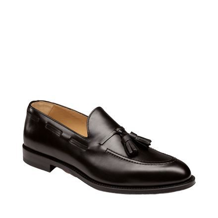 Charles Tyrwhitt Leather Tassel Loafers — Black