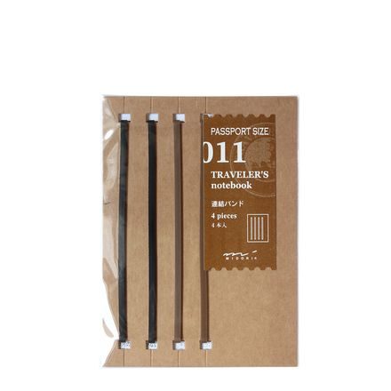 TRAVELER'S 011 — Connecting Rubber Bands (Passport)