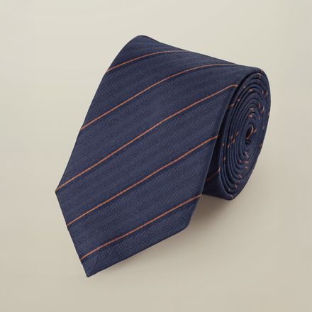 Charles Tyrwhitt Silk Stripe Tie — Royal Blue