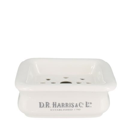 Dwuczęściowa miska ceramiczna na mydło do rąk D.R. Harris