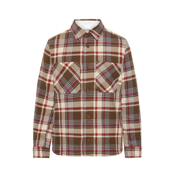 KnowledgeCotton Apparel — Checked Overshirt
