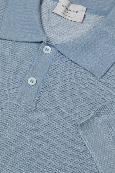 Brooksfield — Knitted Polo Shirt