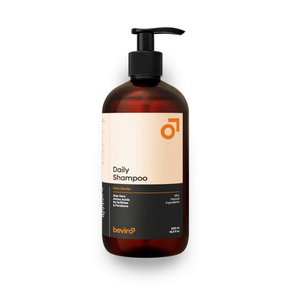 Naturalny szampon do włosów do użytku codziennego Beviro