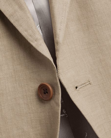 Charles Tyrwhitt Linen Jacket — Taupe