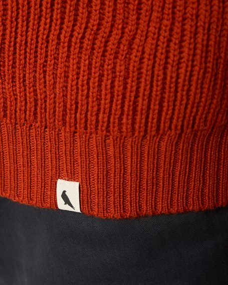 Peregrine Ford Crew Jumper — Orange