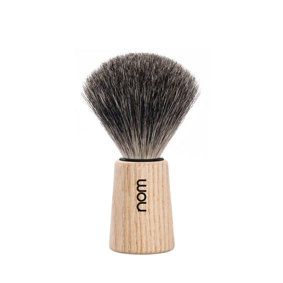 Pędzel do golenia nom THEO z włosia z dzika – jesion, pure badger