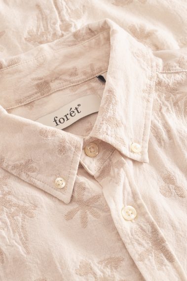 forét — Hornet Flower Jacquard Shirt