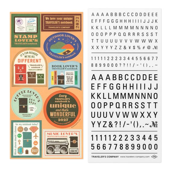 Traveler's — Customized Sticker Set 2027