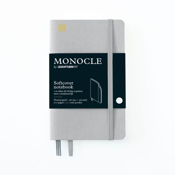 Notatnik kieszonkowy MONOCLE by LEUCHTTURM1917 Pocket Softcover Notebook - A6, miękka okładka, kropki, 117 stron