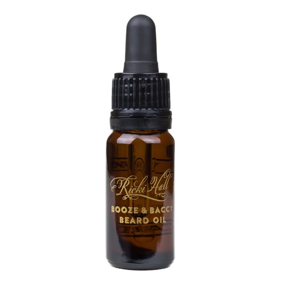 Olejek do brody Cpt. Fawcett Ricki Hall's Booze & Baccy – opakowanie podróżne (10 ml)