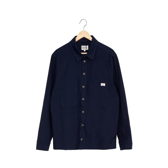 By The Oak Gabardine Shirt — Navy