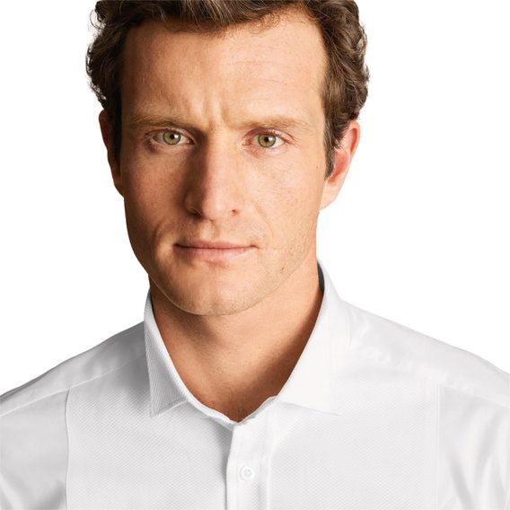 Charles Tyrwhitt Wing Collar Marcella Bib Tuxedo Shirt