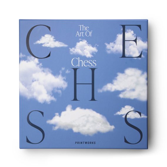 Szachy Printworks Art of Chess — jasnoniebieskie