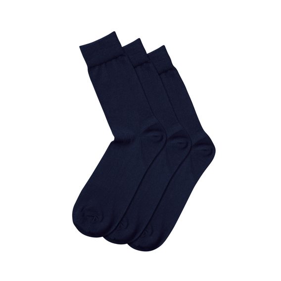 Charles Tyrwhitt Cotton Rich 3-pack Socks — Navy