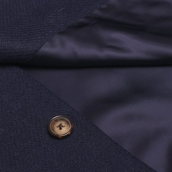 Portuguese Flannel Wool Field Overshirt — Navy