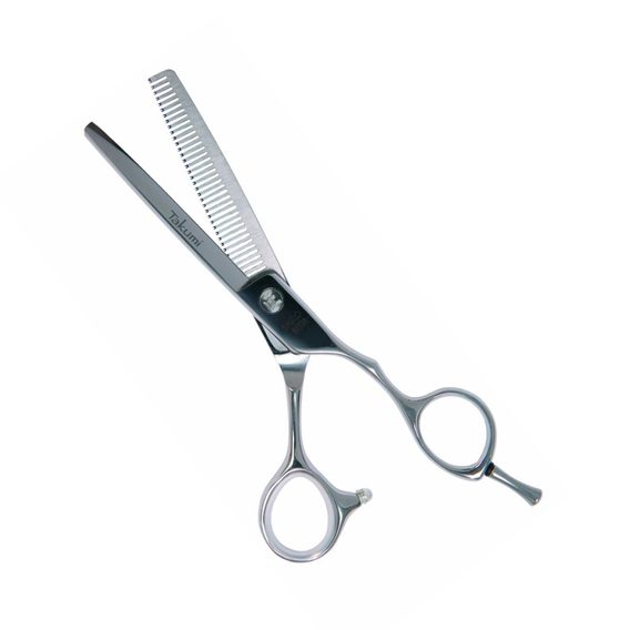 Profesjonalne nożyczki fryzjerskie z grzebykiem SHIRO 60T36 Couperchaar Rechts 4 Star Serie