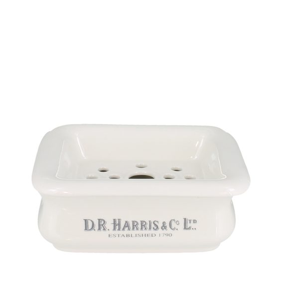 Dwuczęściowa miska ceramiczna na mydło do rąk D.R. Harris