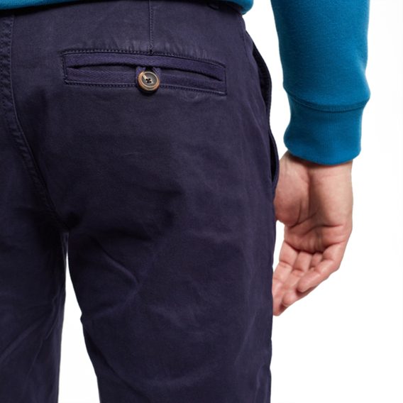 Armor Lux Straight Cut Chinos — Rich Navy