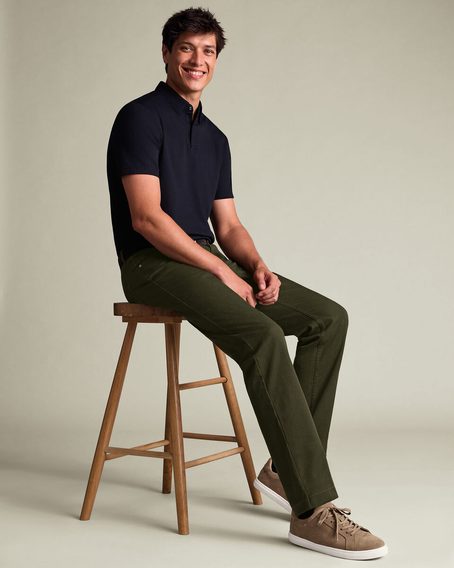 Charles Tyrwhitt 5 Pocket Jeans — Forest Green