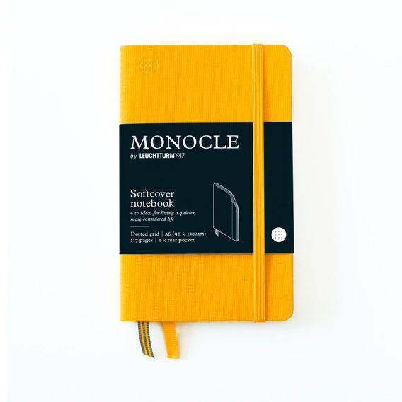 Notatnik kieszonkowy MONOCLE by LEUCHTTURM1917 Pocket Softcover Notebook - A6, miękka okładka, kropki, 117 stron