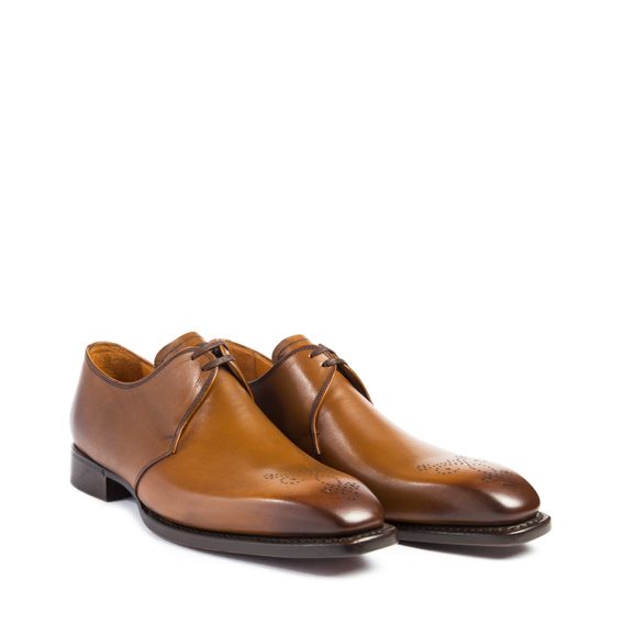 Manesy Derby Brogue — Gold