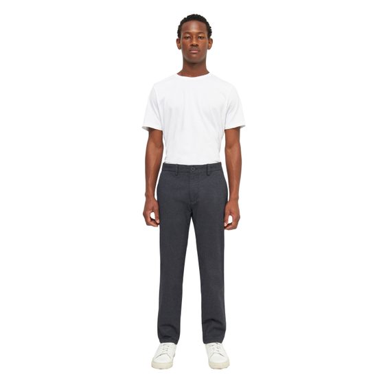 KnowledgeCotton Apparel Chuck Regular Flannel Chino Pants — Gray Pinstripe